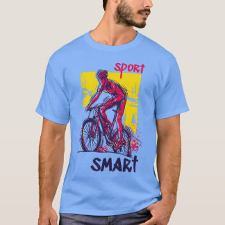 Camiseta O Esporte Me Torna Inteligente E Engraçada Bicicle