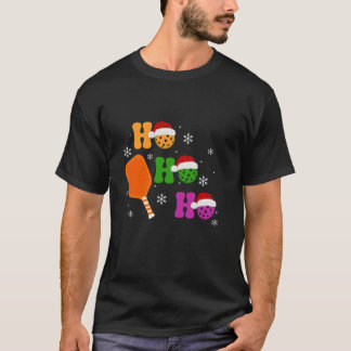 Camiseta O Esporte Pickleball San da Árvore de Natal Ho Ho