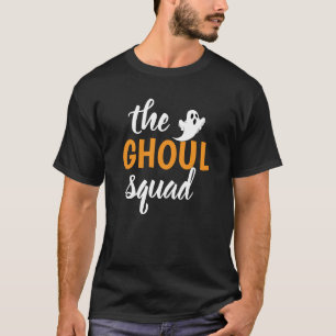 Camiseta O Esquadrão Ghoul Laranja Família Halloween Combin