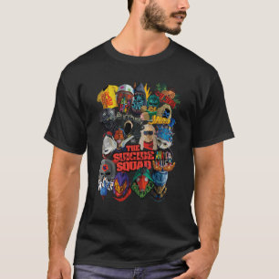 Camiseta O Esquadrão Suicida   Avatares estilizados