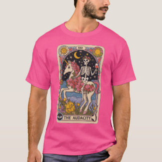 Camiseta O Esqueleto da Audácia no presente do Design Unico