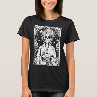 Camiseta O esqueleto do casamento da coven despedida de sol