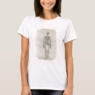 Camiseta O esqueleto humano, vista anterior, da série