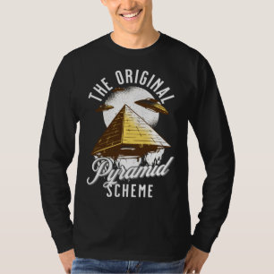 Camiseta O Esquema Original da Pirâmide   Egípcio