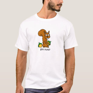 Camiseta O esquilo bonito obteve os loucos