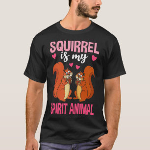 Camiseta O Esquilo É Meu Animal Espirituoso