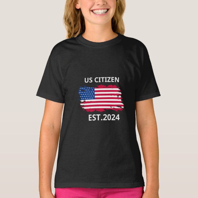 Camiseta o est cidadão dos eua 2024 (Frente)