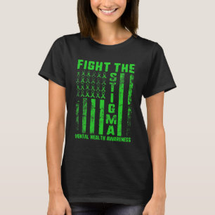 Camiseta O Estigma Conscientização da Saúde Mental Depressã