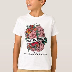 Camiseta O Estigma Problemas de Saúde Mental Sensibilização