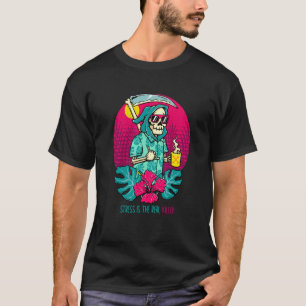 Camiseta O estresse é o verdadeiro assassino Legal da morte