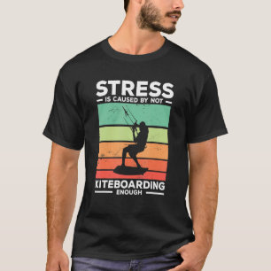 Camiseta O Estresse Retro é Causado por Não Praticar Kitebo
