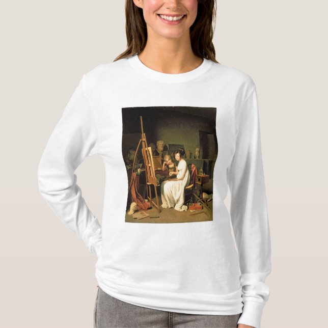 Camiseta O estúdio do artista (Frente)