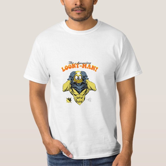 Camiseta O Estúpido-Man surpreendente! (Frente)
