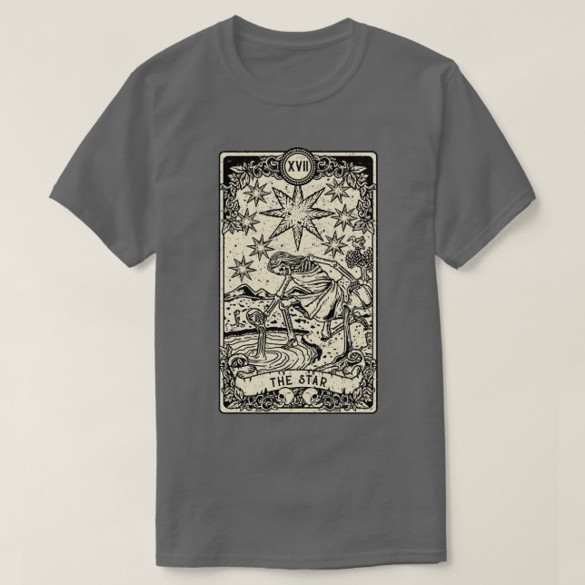 Camiseta O Eu Gótico Tarot d I Fortune Teller (Frente do Design)