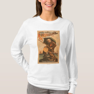 Camiseta O Evangeline bonito "pescador solitário " do arro