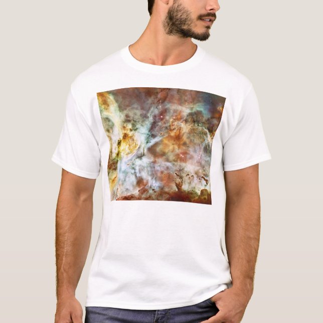 Camiseta O Excelente Carina Nebula NGC 3372 - Nascimento da (Frente)