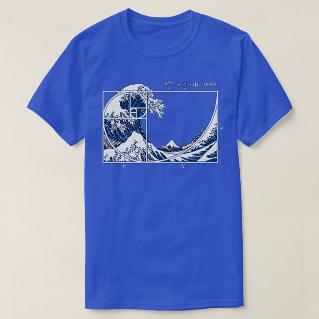Camiseta O Excelente Fibonacci Wave 2 (Frente do Design)