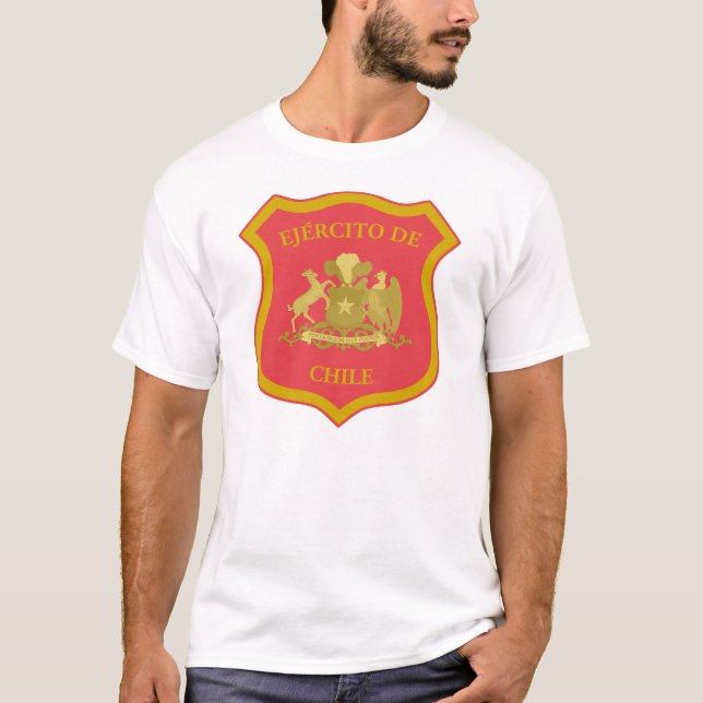 Camiseta o exército chileno, o Chile (Frente)