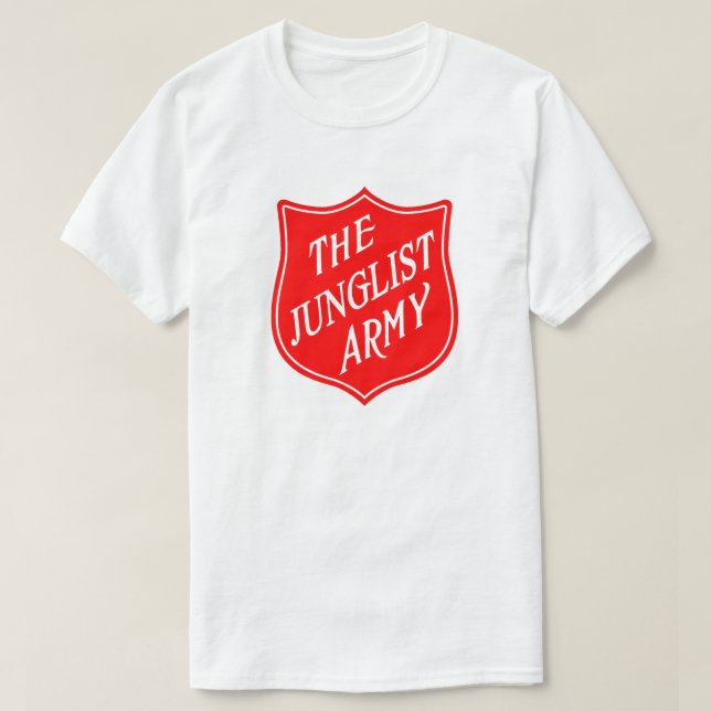 CAMISETA O EXÉRCITO DE JUNGLIST (Frente do Design)
