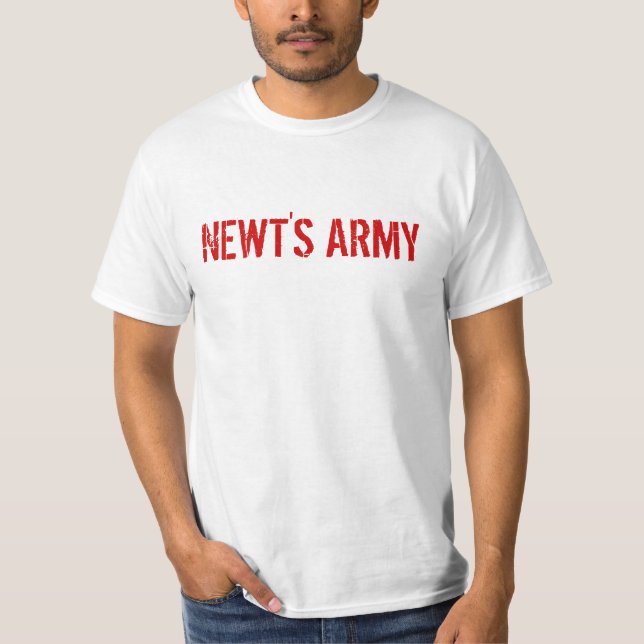 Camiseta O exército do Newt para o gás $2,50 (Frente)