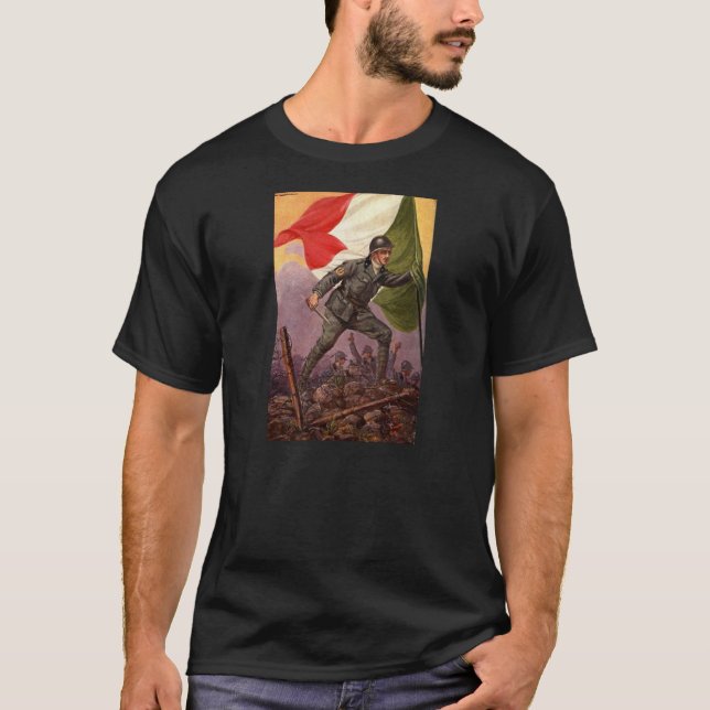 Camiseta O exército dos italianos em WW1 (Frente)