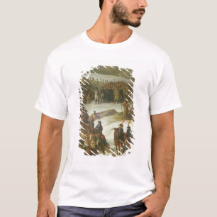 Camiseta O exército francês que cruza a passagem de St