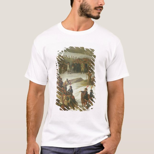 Camiseta O exército francês que cruza a passagem de St (Frente)