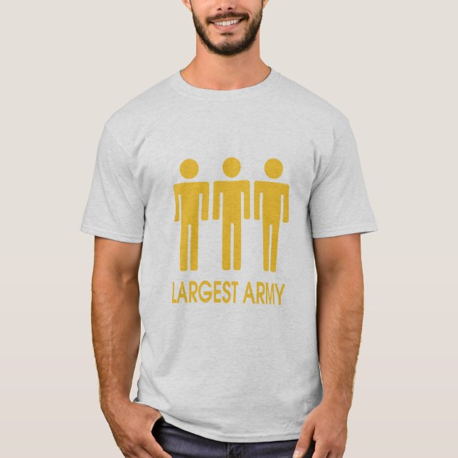 Camiseta O exército o maior (Frente)