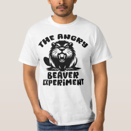 Camiseta O experimento do castor zangado é engraçado