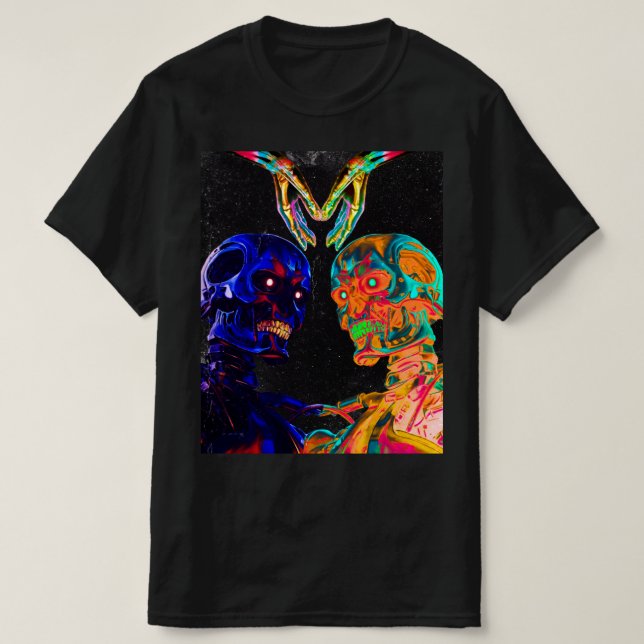 Camiseta O Exterminador na arte (Frente do Design)