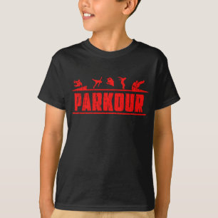 Camiseta O extremo do fugitivo de Parkour ostenta o