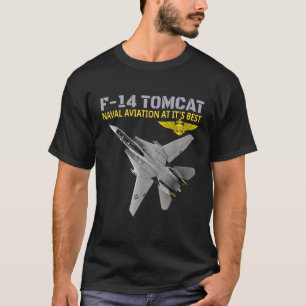 Camiseta O F 14 Tomcat em ação Aviação naval em seu melhor
