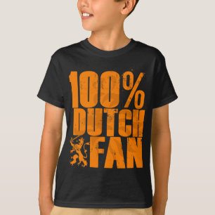Camiseta O fã holandês de 100% caçoa o t-shirt