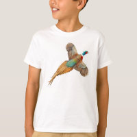 O faisão Necked do anel caçoa o t-shirt