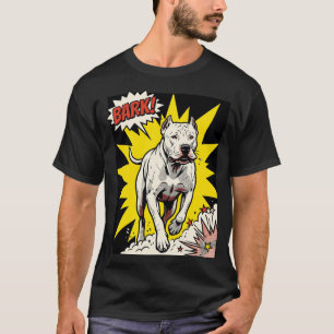 Camiseta O Fantasma Branco: Gráfico de Retrato do Dogo Arge