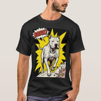 Camiseta O Fantasma Branco: Gráfico de Retrato do Dogo Arge