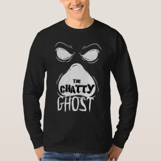 Camiseta O Fantasma Chatty Spooky, Família de Halloween Mat