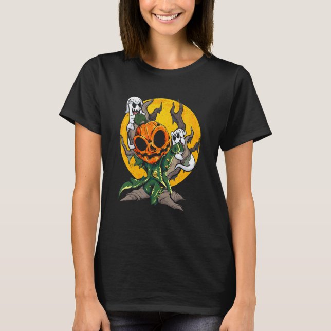 Camiseta O Fantasma da Cabeça de Bomba deste Ano é o Hallow (Frente)