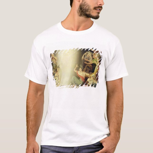 Camiseta O fantasma de Clytemnestra que desperta as fúria, (Frente)