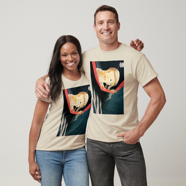 Camiseta O Fantasma de Kohada Koheiji, Hokusai (Unissex)