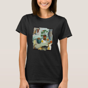 Camiseta O Fantasma na Casa Interrompe Natureza Morta com u