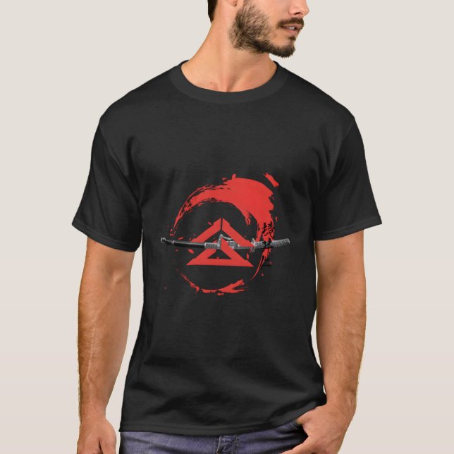 Camiseta O Fantasma Samurai Jin Sakai (Frente)