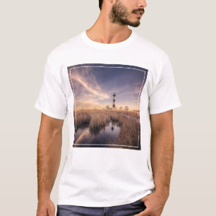 Camiseta O Farol Da Ilha Bodie No Sunset