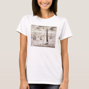 Camiseta O farol de Eddystone, gravado por Hendrick Hul