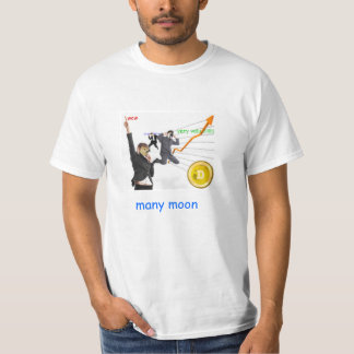Camiseta O fato oficial de Dogecoin muito lucro, muitos