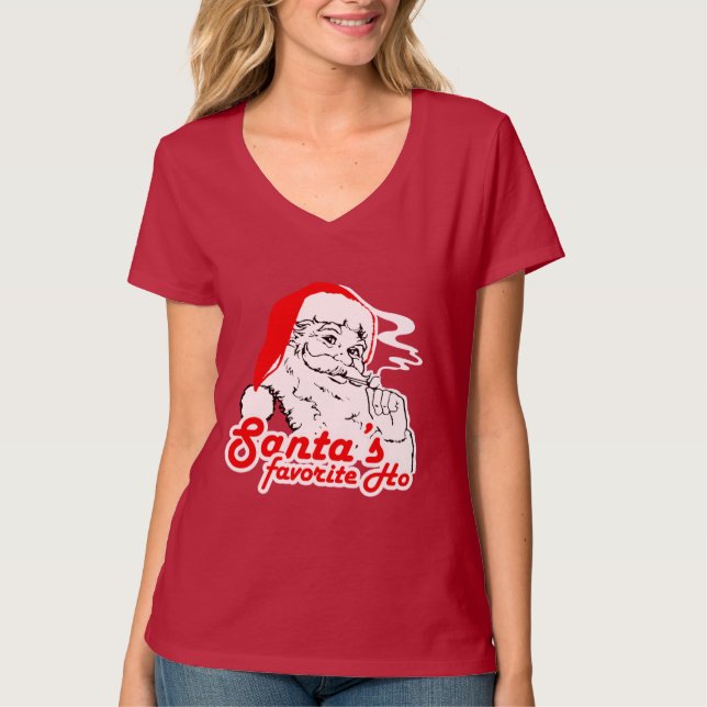 CAMISETA O FAVORITO HO - .PNG DO PAPAI NOEL (Frente)