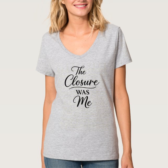 Camiseta O Fechamento Era Eu (Frente)