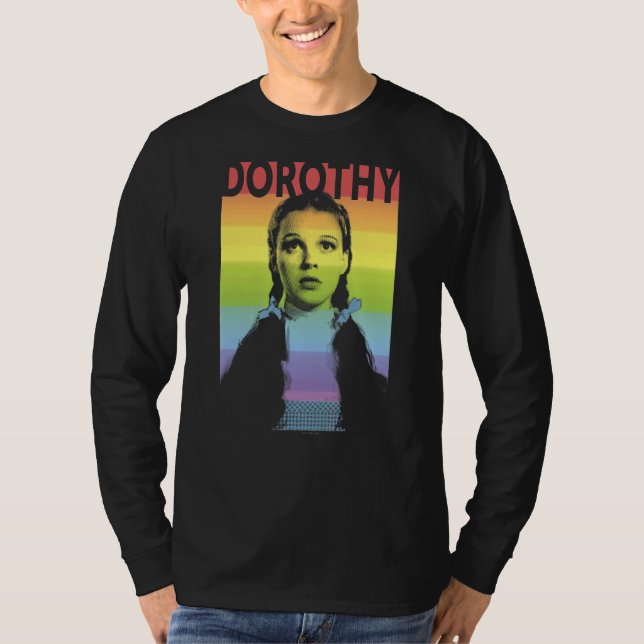 Camiseta O Feiticeiro De Oz Pride Dorothy Rainbow Poster (Frente)