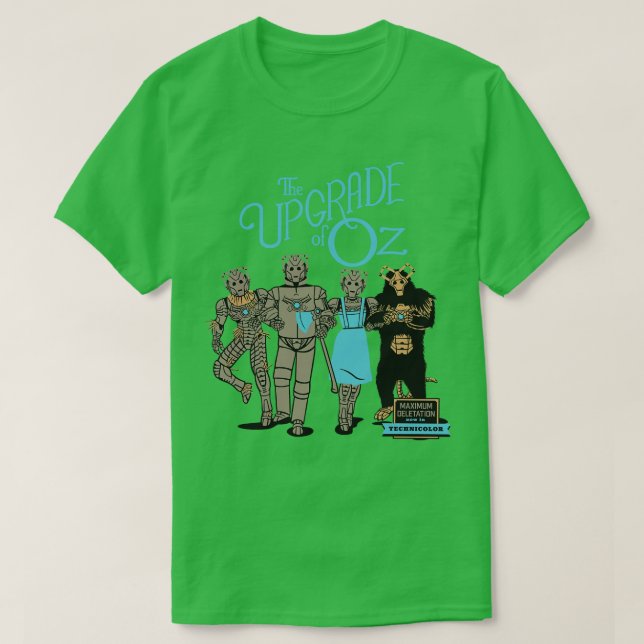 Camiseta O Feiticeiro de Oz UPGRADED por Tobe Fonseca (Frente do Design)