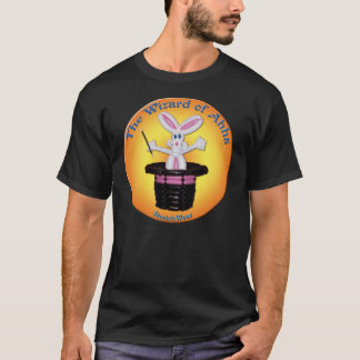 Camiseta O feiticeiro do coelho do balão de Ahhs no chapéu